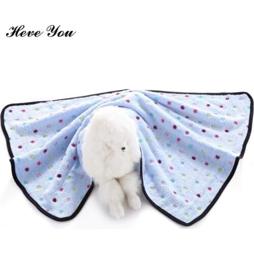 Heve You Dog Blanket Pet Puppy Warm Bed for Dogs Mat Winter Pet Mat for Cats Pet Supplies Dog Blankets Towel S M L