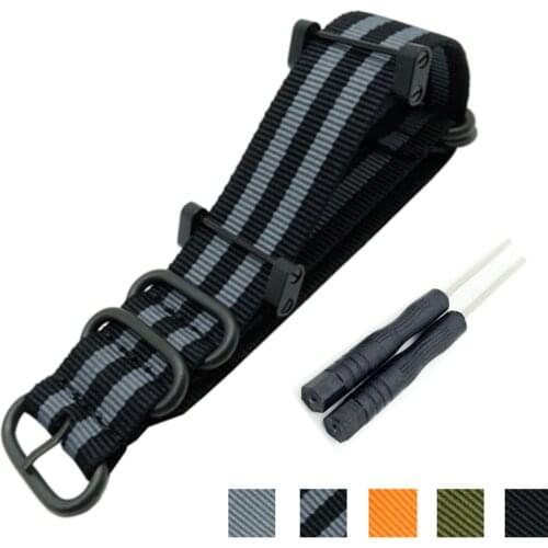 Shellhard Nylon Wrist Band Strap Bracelet Replacement For Suunto Essential Core Traverse Watchbands Smart Bracelet for Men