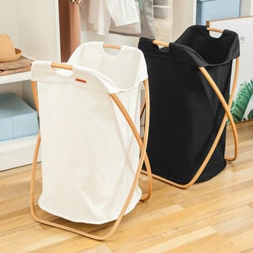 Oxford Cloth Foldable Clothing Laundry Basket Organizer For Dirty Clothes Storage Hamper large Folding Basket X-Type WaterproofF