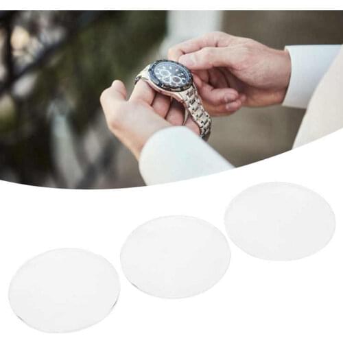 3 Pcs Watch Glass Lens 37.5mm-38.5mm Sapphire Crystal Single Domed Glass Replacement Part