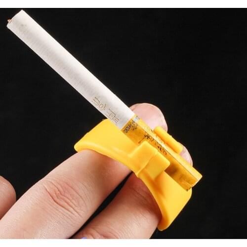 Waterproof Endlessly Artifact 1 PC Silicone Ring Finger Hand Rack Cigarette Holder for Regular Smoking Smoker Men Gift