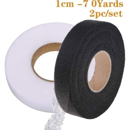 2pc Iron On Interlining Fabric Melt Omentum Fusible Interlining Adhesive Interfacing Voile Tape Bias Laceking