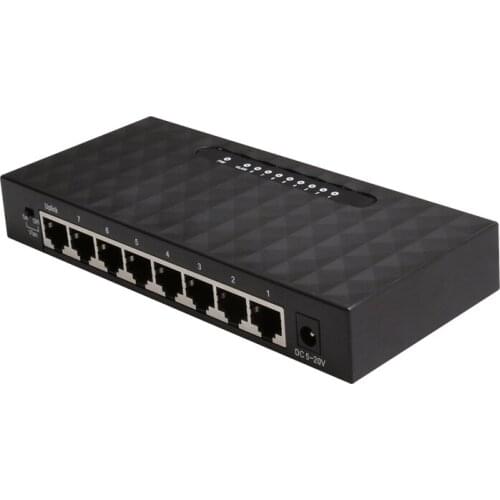 8 port Fast Ethernet Switch VLAN Network switch 10/100M