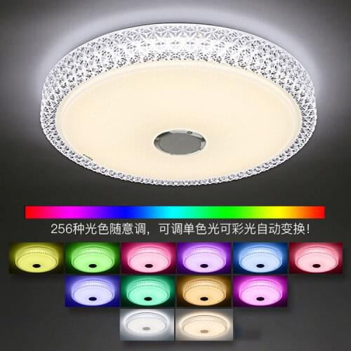 80 Colors Modern RGB LED Ceiling Lights Home lighting APP bluetooth Music Light Bedroom Lamps Smart Ceiling Lamp+Remote Control