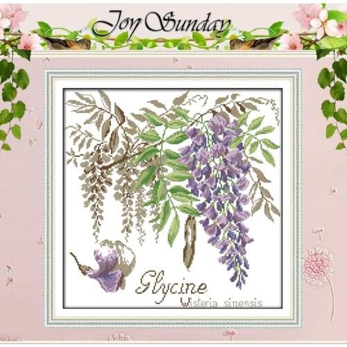 Free Ship Violet Counted Cross Stitch 11 14CT Cross Stitch Sets flowers Cross Stitch Kits for Embroidery Home Decor Needlework