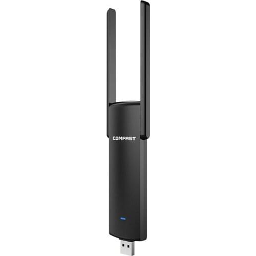 COMFAST CF-926AC WiFi Adapter 2.4Ghz + 5Ghz 1200Mbps USB Dongle Free Driver Wireless Computer 802.11ac/b/g/n MT7612U