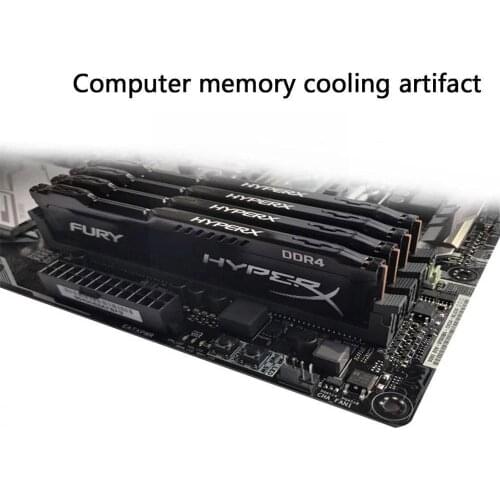 For PC Game Radiation Cooler Vest Fin Heat Overclock Thermal DDR4 Universal Cooling Dissipate Memory DDR MOD Sink DDR3 Vest C5K4