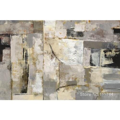 Canvas art abstract Walking Down the Street Neutral Crop Silvia Vassileva Paintings home decor Handmade High quality
