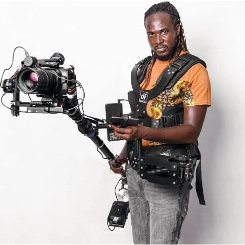THANOS PROII Gimbal Vest steadicam with Z Axis+Carbon Fiber Monopod Sled System for DJI RS2 RSC2 RONIN S ZHIYUN Crane 3S Trinity