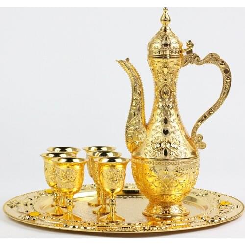 Liquor-splitting household set-up wine with fine wine set barware set decanter bottle wine gift box