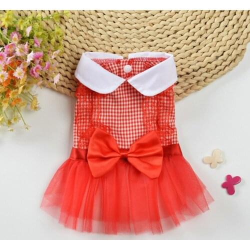 Pet Dress for Dogs Cats Cute Flower Summer Puppy Skirt Princess Pet Dresses Party Small Dog Skirt Outfit Dog Clothes