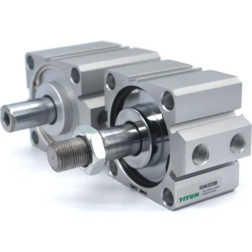 SDA63X35S SDA63X35B SDA63X35SB SDA63X40S SDA63X40B SDA63X40SB SDA63X45S SDA63X45B SDA63X45SB YIYUN Pneumatic Compact Cylinder