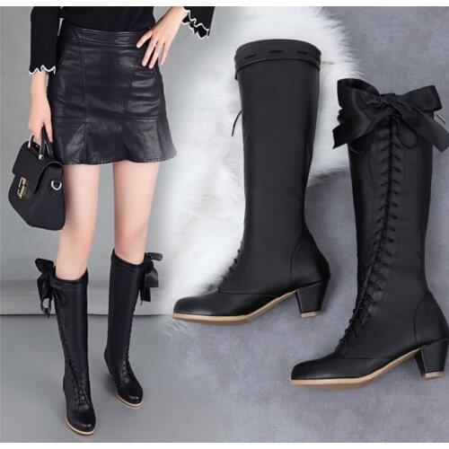 Plus size 48 3 Colors Japanese Anime Violet Evergarden Boot Cosplay Women boots High-heel Quality Shoes Violet Evergarden 001