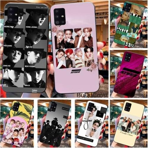 Riccu Korean team ATEEZ Phone Case For Samsung Galaxy A21S A01 A11 A31 A81 A10 A20E A30 A40 A50 A70 A80 A71 A51