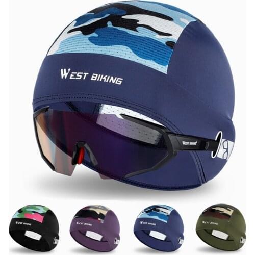 Outdoor Ice Silk Cycling Cap Anti-Sweat Sports Hat Motorcycle Bike Riding Bicycle Cycling Hat Unisex Inner Cap