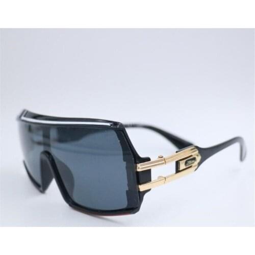 KAPELUS Brand sunglasses Black one-piece sunglasses Big frame sunglasses Street hip-hop sunglasses