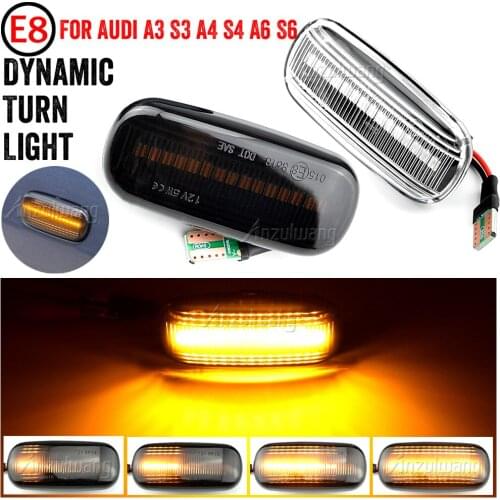 Led Dynamic Side Marker Turn Signal Light Sequential Blinker Light For Audi A3 S3 8P A4 S4 RS4 B6 B7 B8 A6 S6 RS6 C5 C7