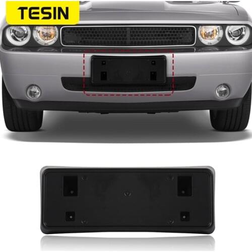 TESIN License Plate for Dodge Challenger 2015+ Car Front License plate bracket Accessories for Dodge Challenger 2015