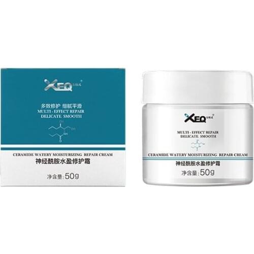 XEQ 50g Ceramide Face Cream Brightening Moisturizing Anti-Aging Facial Skin Care Repair Dryness Desquamation Cracking Skin