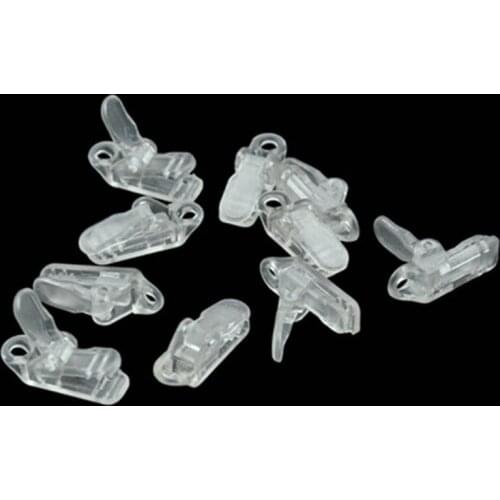 LIUXDIV10PCS Outdoor Camping Tent Awning Transparent Alligator Clip Windproof Additional Pull Point Fixing Accessories Household