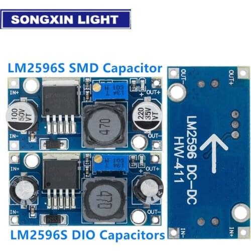 100PCS SAMIORE ROBOT LM2596 LM2596S DC-DC adjustable step-down power Supply module NEW ,High Quality