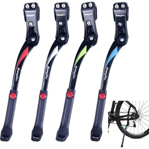 24-29''MTB Bike Kickstand Parking Rack Aluminum Adjustable Mountain Racing Bicycle Side Support Kick Stand Foot Brace 34-41cm