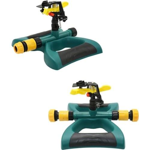 360° Rotating Rocker Sprinkler With Support Adjustable Garden Farm Orchards Greenhouse Irrigation Nozzles Connected In Series
