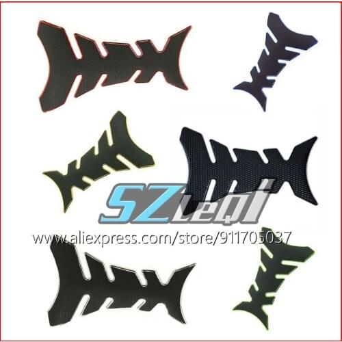 3D Motorcycle Tank Pad For motorbike Oil Cap Gas Fuel Cover Fishbone Sticker Protector Tankpad For SUZUKI YAMAHA HONDA KAWASAKI