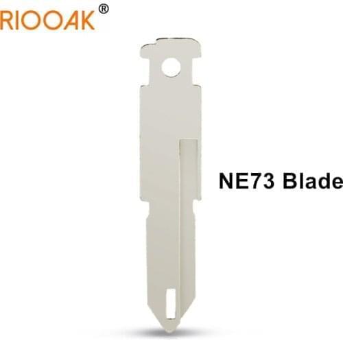 5pcs/lot Metal Replacement Uncut NE73 Car Key Blade for Renault For Citroen C1 C2 For Peugeot 206 306 406