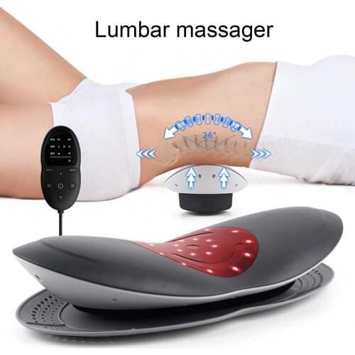50% Hot Sale Electric 4 Massage Modes 3 Heating Levels Muscle Pain Relief Waist Back Massager
