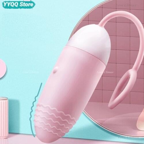 Wireless Vibrator Love Egg Female G-Spot Sex Toys Clitoris Stimulator Jumping Ball Vaginal Kegel Trainer Masturbation Ball Adult