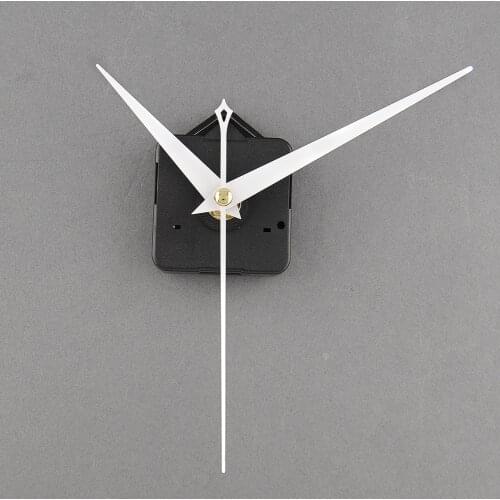Quartz Clock mechanism Movement Mechanism Parts Repairing DIY Replacement Tool Set with White Hands Silent Hot saat