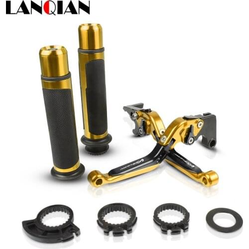 For Suzuki DL650 V-STROM Motorcycle Brake Clutch Lever & 7/8 Handlebar Grips DL 650 VSTROM 2004-2010 2005 2006 2007 2008 2009