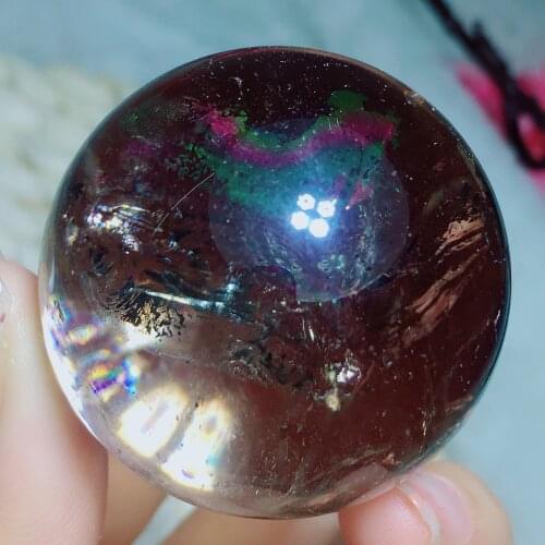 Smoky quartz sphere
