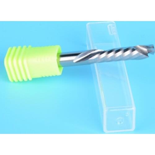 2pcs Up Down Cut 6x22MM Single Flute AAA Solid Carbide CNC Router Endmill Compression Wood Tungsten End Milling Cutter Tool Bit