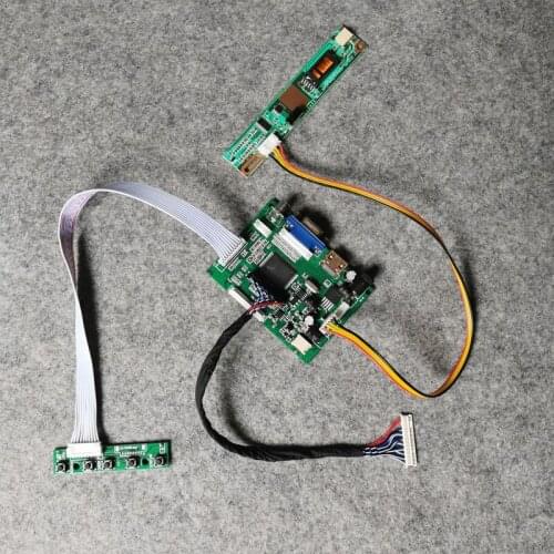 DIY kit LCD matrix VGA AV LVDS 30 Pin 1680*1050 1-CCFL Fit LP171W02/LP171WE2/LP171WE3 screen monitor controller drive board