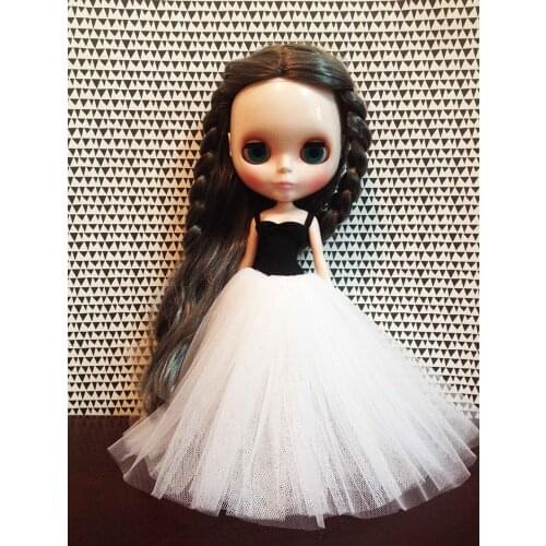Fashion Clothes for Blyth Dress With Lace Ballet for blyth doll Barbi 1/6 30cm doll Clothes