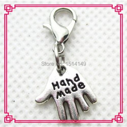 Hot selling lobster clasp hand made dangle charms for floating lockets charms pendant diy jewelry