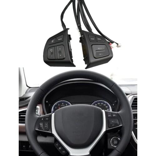 Multifunctional steering wheel control button Audio phone volume switch BT For Suzuki Vitara 2016 2017 2018 car accessories