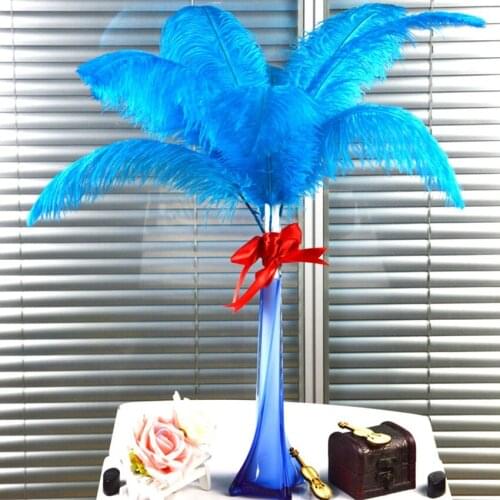 Fashion New Feathers Fluffy Ostrich Feathers 15-60cm Large Feathers For Wedding Party Center Pieces Decoration Home Decorations
