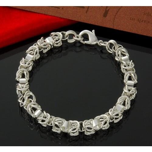 Wholesale! fashion jewelry, N925 Silver color bracelet for women,HB067