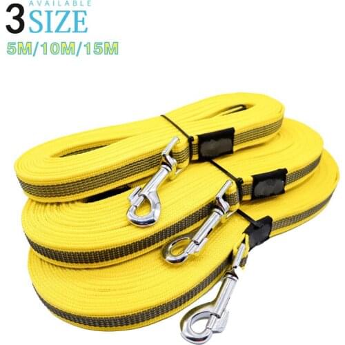 5m 10m 15m Long Pet Traction Rope Non-Slip Rubber Training Walking Rope Dog Traction Rope Small, Medium And Large Dogs Mascotas
