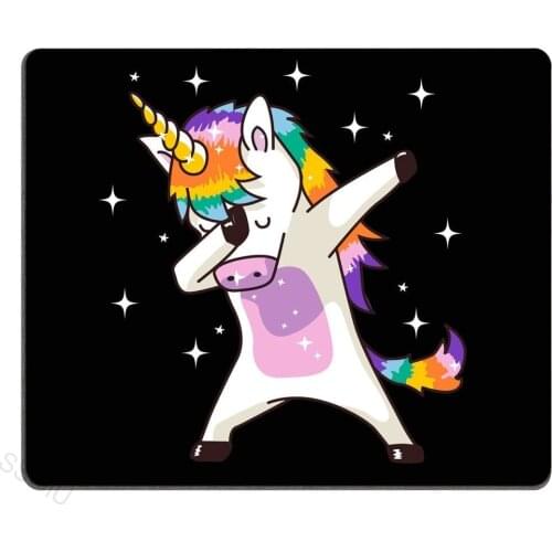 Customized Rectangle Non-Slip Rubber Mousepad Gaming Mouse Pad,Zebra Striped Print, Black