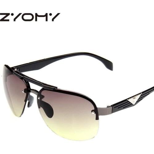 Q 2020 New Retro Vintage Eyewear Brand Designer Sunglasses Men Fashion Driving Glasses Big Box Goggles Oculos De Sol UV400 очки