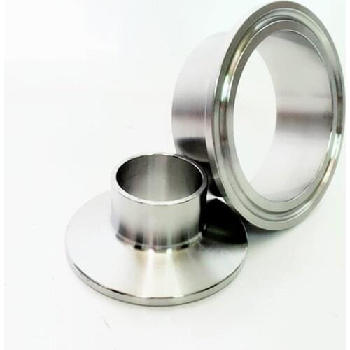 12.7mm 1/2" Pipe OD Butt Weld x1.5" Tri Clamp SUS 316L Stainless Steel Sanitary Fitting Coupling Home Brewing Beer Wine