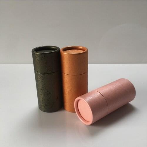 Essential Oil Bottle Packaging Box Gift Paper Tube Packing Box With Lid Round Paper Cardboard Boxes