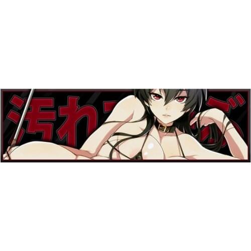 10X4cm Interesting for Sexy Anime Car Slap Window Bumper Vinyl Decal Sticker JDM Hentai Squad Illest KK Vinyl Decals PVC