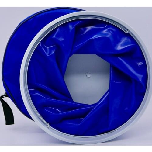 VOTEX Collapsible 9L Car Wash Bucket for Car Washing, Cleaning, Stores 9 Liters of Water, Blue, 1 Pc
