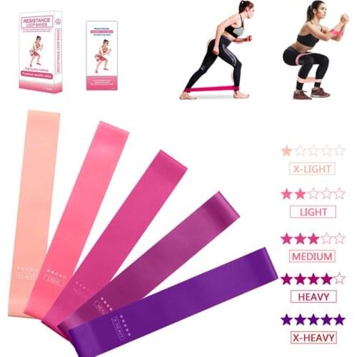 Yoga Resistance Bands Set Exercise Fitness Band Rubber Elastic Bands Pilates Latex Elastic Band Fitness Equipment For Home Gym