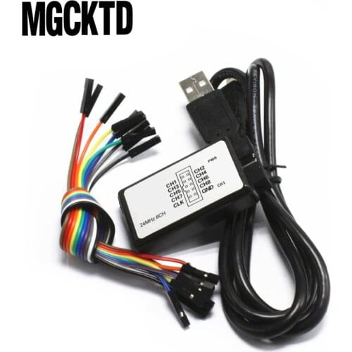1sets New Arrival USB Logic Analyze 24M 8CH